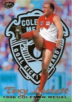 1999 Select AFL Premiere - Medal Cards #MC2 Tony Lockett Front